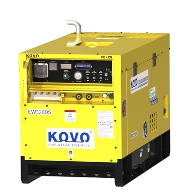 400Amp 휴대용 디젤 아크 웨일더 제너레이터 EW320DST 280CC/CV 등급 전류
