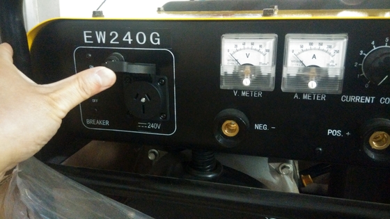 KOVO 가솔린 용접기 발전기 EW240G 파이프 라인 용접 요구 사항에 대한 무게 90 kg
