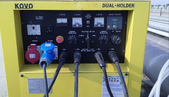 80% 명목 작업 주기 40°C KOVO EW400DST 엔진 가동 디젤 용접기 모토 솔다도라